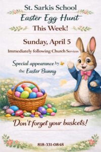 St Sarkis School Easter Egg Hunt