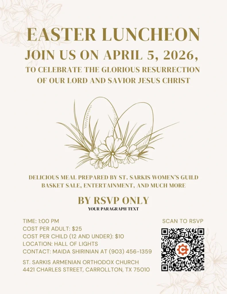 Easter Luncheon Women's Guild 2026